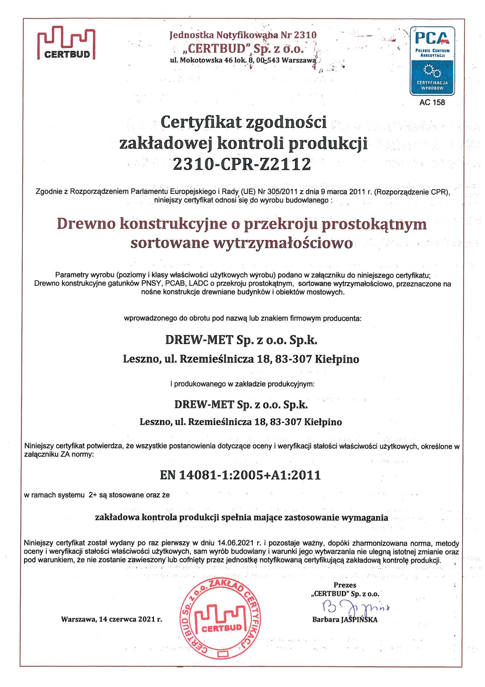 certyfikat CE